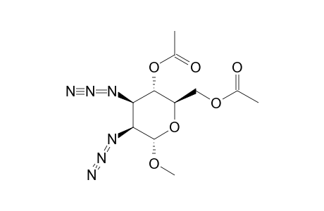 METHYL-2,3-DIAZIDO-2,3-DIDEOXY-ALPHA-D-MANNOPYRANOSIDE-PERACETYLATED