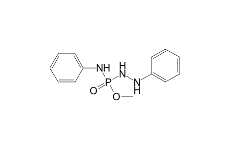 Phosphoramidohydrazidic acid, N,2-diphenyl-, methyl ester