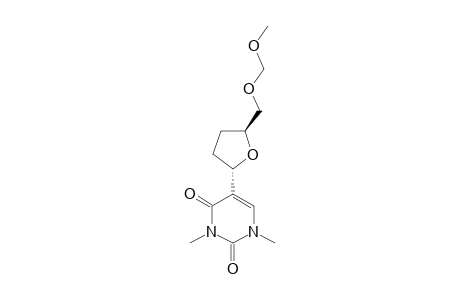 (2'S)-trans-5-[Tetrahydro-5'-[(methoxy-methoxy)-methyl]-2'-furanyl]-1,3-dimethyl-2,4(1H,3H)-pyrimidine-dione