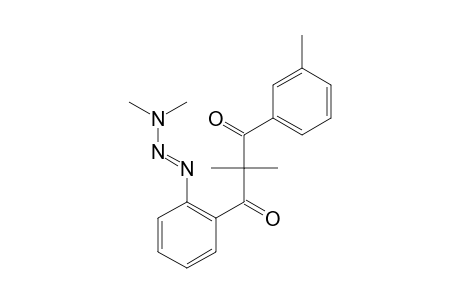 (E)-1-[2-(3,3-Dimethyltriaz-1-enyl)phenyl]-2,2-dimethyl-3-m-tolylpropane-1,3-dione