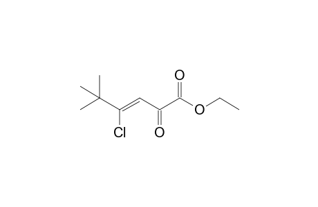 (Z)-4-chloro-2-keto-5,5-dimethyl-hex-3-enoic acid ethyl ester