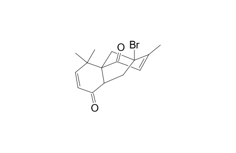 8-Bromo-2,2,9-trimethyltricyclo[6.3.1.0(1,6)]dodeca-3,9-diene-5,11-dione