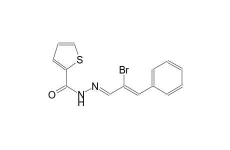 N'-[(E,2Z)-2-bromo-3-phenyl-2-propenylidene]-2-thiophenecarbohydrazide