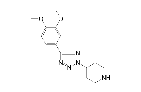 4-[5-(3,4-dimethoxyphenyl)-2H-1,2,3,4-tetrazol-2-yl]piperidine