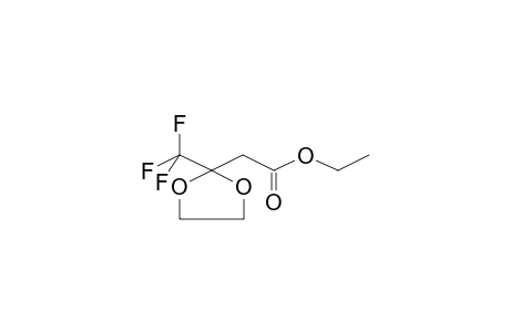 2-TRIFLUOROMETHYL-2-(ETHOXYCARBONYLMETHYL)-1,3-DIOXOLANE
