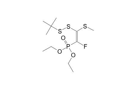 DIETHYL-1-FLUORO-2-(TERT.-BUTYLDISULFANYL)-2-(METHYLSULFANYL)-VINYLPHOSPHONATE