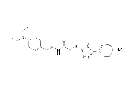 2-{[5-(4-bromophenyl)-4-methyl-4H-1,2,4-triazol-3-yl]sulfanyl}-N'-{(E)-[4-(diethylamino)phenyl]methylidene}acetohydrazide
