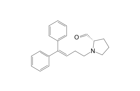 (S)-N-(4,4-Diphenyl-3-butenyl)pyrrolidine-2- carboxaldehyde