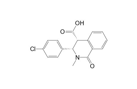 (3S,4R)-3-(4-chlorophenyl)-1-keto-2-methyl-3,4-dihydroisoquinoline-4-carboxylic acid