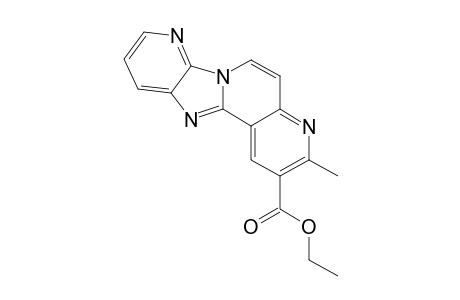 ETHYL-2-METHYL-PYRIDO-[2',3':4,5]-IMIDAZO-[2,1-F]-[1,6]-NAPHTHYRIDINE-3-CARBOXYLATE