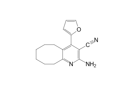 2-amino-4-(2-furyl)-5,6,7,8,9,10-hexahydrocycloocta[b]pyridine-3-carbonitrile