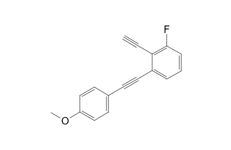 2-ethynyl-1-fluoro-3-((4-methoxyphenyl)ethynyl)benzene