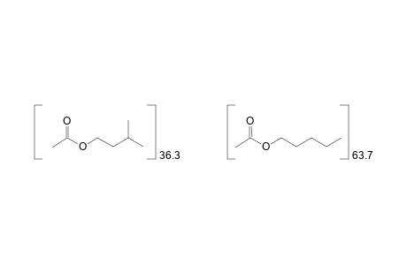 Amyl acetate (mixed isomers: 63.7% Amyl, 36.3% Isoamyl)