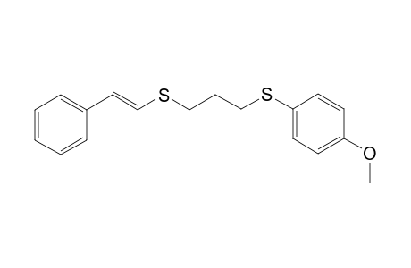 (4-Methoxyphenyl)(3-(styrylthio)propyl)sulfane
