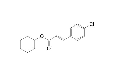 (E)-Cyclohexyl 3-(4-chloro-phenyl)acrylate