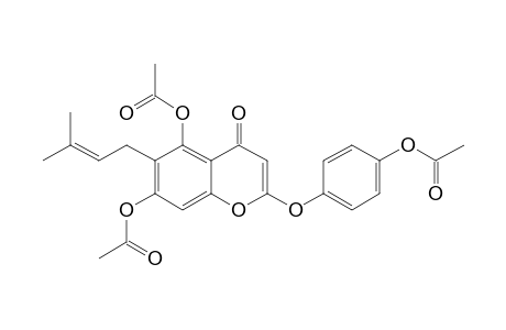 5,7-DIACETOXY-2-(PARA-ACETOXYPHENOXY)-6-PRENYL-CHROMONE