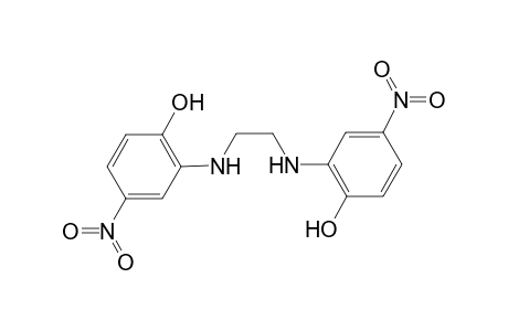 4-Nitro-2-[2-[(5-nitro-2-oxidanyl-phenyl)amino]ethylamino]phenol