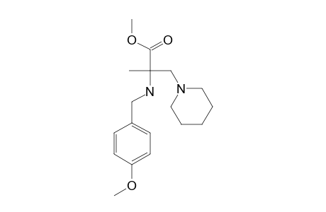 (+/-)-2-(4-METHOXYBENZYLAMINO)-2-METHYL-3-PIPERIDIN-1-YLPROPIONIC-ACID-METHYLESTER