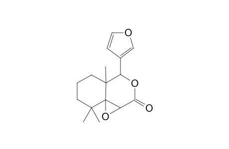 (1RS,4SR,4aSR,8aSR)-1-(3-furyl)-5,5,8a-trimethyl-4,4a-epoxyoctahydro-2-benzopyran-3-one