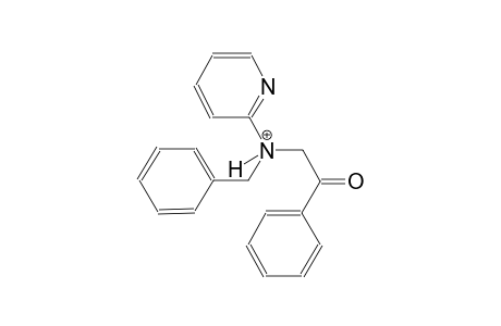 N-benzyl-N-(2-oxo-2-phenylethyl)-2-pyridinaminium