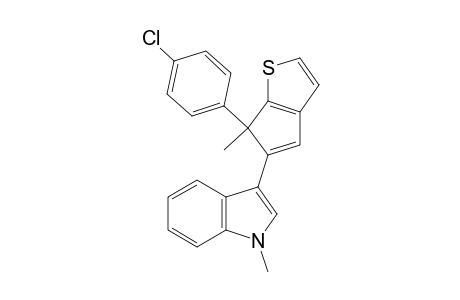 3-[6-(4-Chlorophenyl)-6-methyl-6H-cyclopenta[b]thiophen-5-yl]-1-methyl-1H-indole