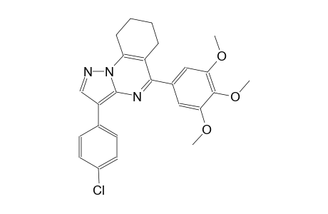 pyrazolo[1,5-a]quinazoline, 3-(4-chlorophenyl)-6,7,8,9-tetrahydro-5-(3,4,5-trimethoxyphenyl)-