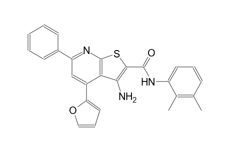 thieno[2,3-b]pyridine-2-carboxamide, 3-amino-N-(2,3-dimethylphenyl)-4-(2-furanyl)-6-phenyl-