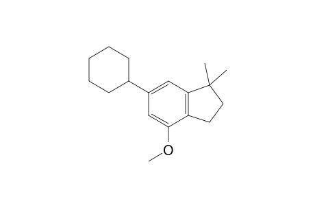 6-Cyclohexyl-4-methoxy-1,1-dimethylindane