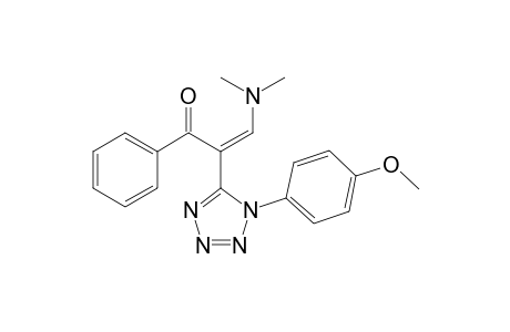(Z)-3-(dimethylamino)-2-[1-(4-methoxyphenyl)-1,2,3,4-tetrazol-5-yl]-1-phenyl-prop-2-en-1-one