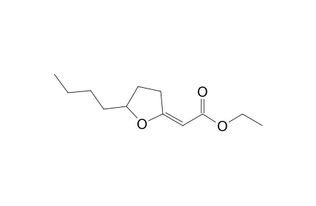 2-(E)-(Ethoxycarbonylmethylidene)-5-butyltetrahydrofuran