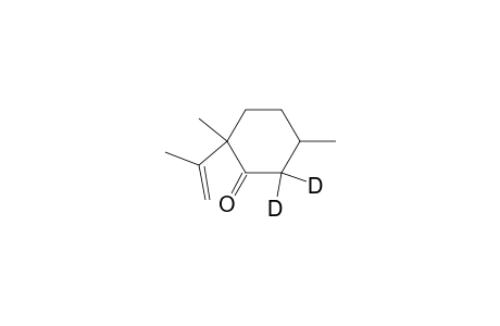 Cyclohexanone-2,2-D2, 3,6-dimethyl-6-(1-methylethenyl)-