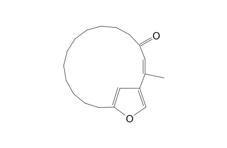 2-Methyl-17-oxabicyclo[14.2.1]nonadeca-2,16(19),18(1)-trien-4-one