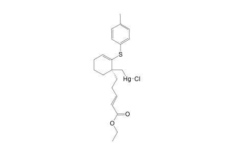 [(1R]-1-[(E)-4-(ETHOXYCARBONYL)-3-BUTENYL]-2-(PARA-TOLYLTHIO)-2-CYCLOHEXENYL]-METHYLMERCURY-CHLORIDE