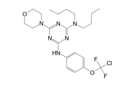 4-N,4-N-dibutyl-2-N-[4-[chloro(difluoro)methoxy]phenyl]-6-morpholin-4-yl-1,3,5-triazine-2,4-diamine