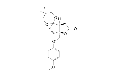 (3'aS,6'aS)-6'a-[(4-methoxyphenoxy)methyl]-5,5-dimethyl-2'-spiro[1,3-dioxane-2,4'-3,3a-dihydrocyclopenta[b]furan]one