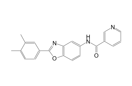 3-pyridinecarboxamide, N-[2-(3,4-dimethylphenyl)-5-benzoxazolyl]-