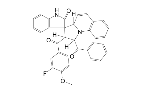 (1'S,2'S,3R,3a'R)-1'-benzoyl-2'-(3-fluoro-4-methoxybenzoyl)-2',3a'-dihydro-1'H-spiro[indoline-3,3'-pyrrolo[1,2-a]quinolin]-2-one