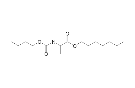 L-Alanine, N-butoxycarbonyl-, heptyl ester