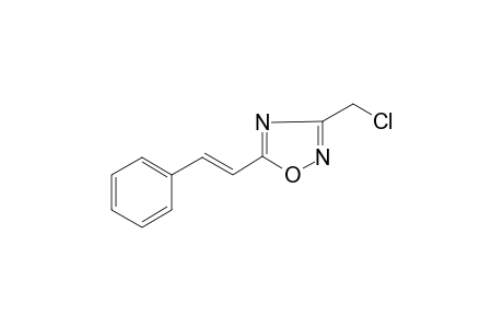 3-(Chloromethyl)-5-[(E)-2-phenylethenyl]-1,2,4-oxadiazole