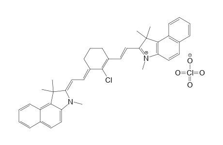 2-[(E)-2-[(3E)-2-chloro-3-[(2Z)-2-(1,1,3-trimethylbenzo[e]indol-2-ylidene)ethylidene]-1-cyclohexenyl]ethenyl]-1,1,3-trimethylbenzo[e]indol-3-ium perchlorate