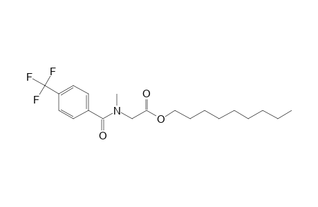 Sarcosine, N-(4-trifluoromethylbenzoyl)-, nonyl ester