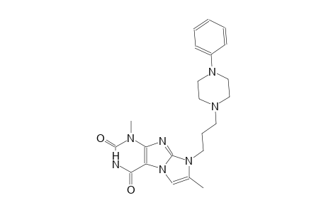 1H-imidazo[2,1-f]purine-2,4(3H,8H)-dione, 1,7-dimethyl-8-[3-(4-phenyl-1-piperazinyl)propyl]-