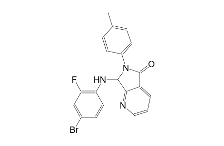 5H-pyrrolo[3,4-b]pyridin-5-one, 7-[(4-bromo-2-fluorophenyl)amino]-6,7-dihydro-6-(4-methylphenyl)-
