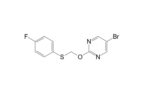 5-bromanyl-2-[(4-fluorophenyl)sulfanylmethoxy]pyrimidine