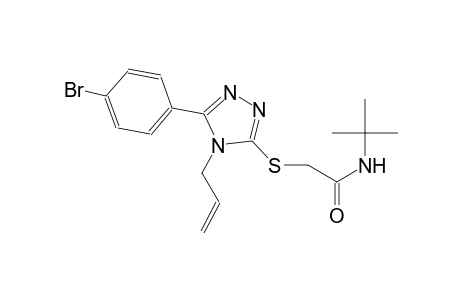 2-{[4-allyl-5-(4-bromophenyl)-4H-1,2,4-triazol-3-yl]sulfanyl}-N-(tert-butyl)acetamide