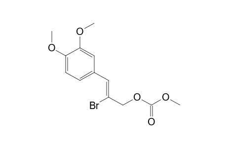 2-Bromo-3-[(3',4'-dimethoxyphenyl)prop-2'-enyl] Methyl Carbonate