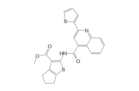 methyl 2-({[2-(2-thienyl)-4-quinolinyl]carbonyl}amino)-5,6-dihydro-4H-cyclopenta[b]thiophene-3-carboxylate