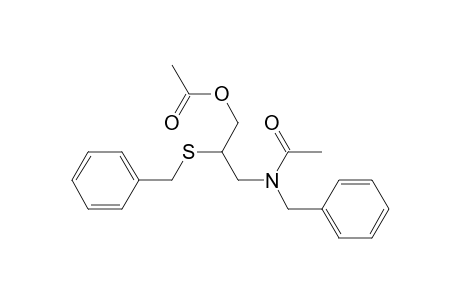Acetamide, N-[1-[(acetyloxy)methyl]-2-[(phenylmethyl)thio]ethyl]-N-(phenylmethyl)-