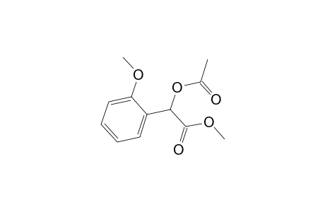 Benzeneacetic acid, .alpha.-(acetyloxy)-2-methoxy-, methyl ester