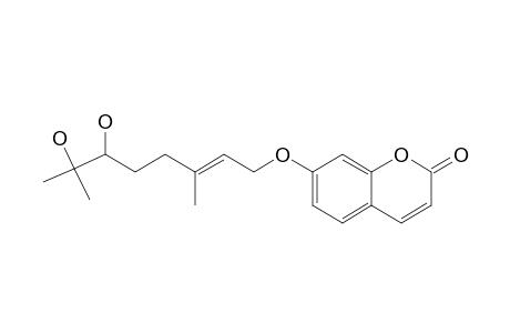 IMP-II;(E)-6,7-DIYHDROXY-3,7-DIMETHYL-2-OCTENE-UMBELLIFERONE